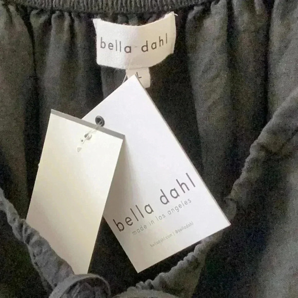 Bella Dahl Black Linen Romper - Size L - NWT - Picture 5 of 6